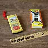 Телефон мобильный на батарейках в коробке 11*6*2см.