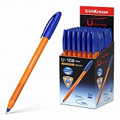Ручка шариковая синяя ErichKrause Orange Stick 1,0мм