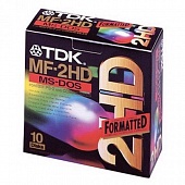 Дискета 3,5" TDK MF-2HDIF10P пласт. уп.