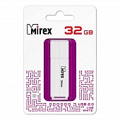 Флэш-карта USB2.0 FLASH Mirex 32Gb LINE WHITE