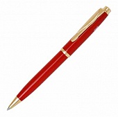 Ручка шариковая с поворотным механизмом Flair MOMENTO металлический корпус красный, синяя