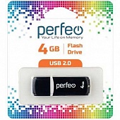 Флэш-карта USB2.0 FLASH PERFEO 4GbBlack