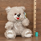 Мягкая игрушка  Медвежонок Фэнси и пушистый серый 45см.