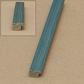 Багет картинный голубой (пластик) 2,9м., ширина 19мм.