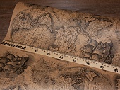 Бумага в рулоне "Крафт" Карта 700мм. 420гр. чёрный