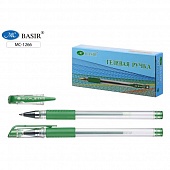 Ручка гелевая зелёная 0,5мм