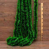н.г. Мишура новогодняя 2м*5см. зелёная с салатовыми кончиками