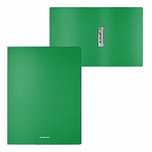 Папка с боковым зажимом пластиковая ErichKrause Class зелёная