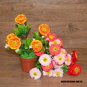 Цветы Маргаритка 30см