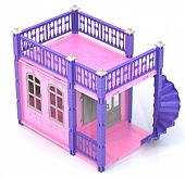 Дом для куклы "Замок принцессы" розовый, 49*54*19 см