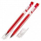 Ручка гелевая красная  0,5мм Alingar "Jumbo Gel"