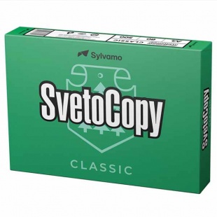 Бумага  для ксерокса "SvetoCopy NEW" А-4, 80г бел.96% 500л.