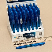 Ручка шариковая автоматическая синяя на масляной основе толщина письма 0,5мм