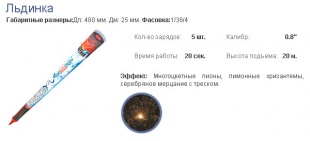 ������� ����� "�������" (0,8"�5; 23���; 20�) 1/36/4